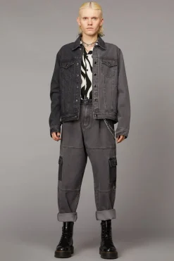 Washed Denim Trucker Jacket