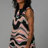 Wave Craze Print Dress