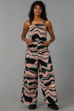 Wave Craze Print Overall