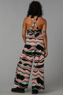 Wave Craze Print Overall