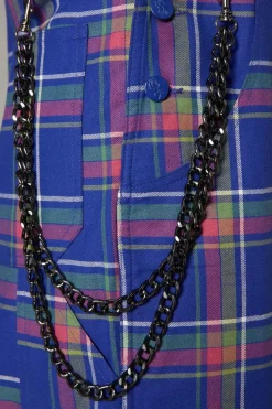 Werewolf Tartan Goth Overall