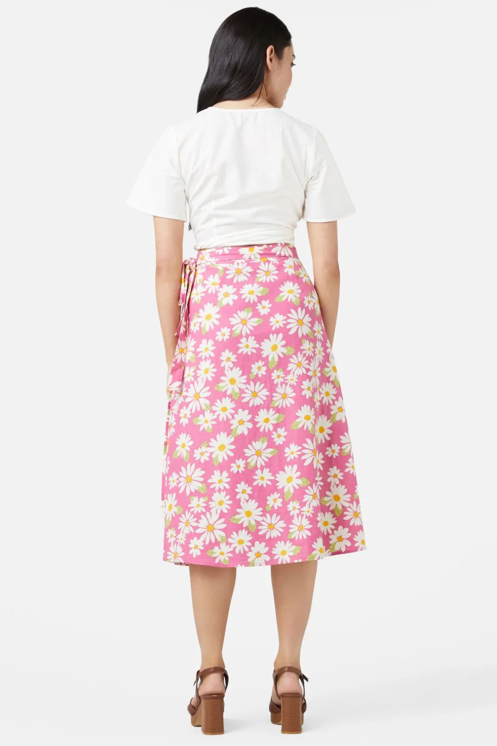 Wild Daisy Wrap Skirt