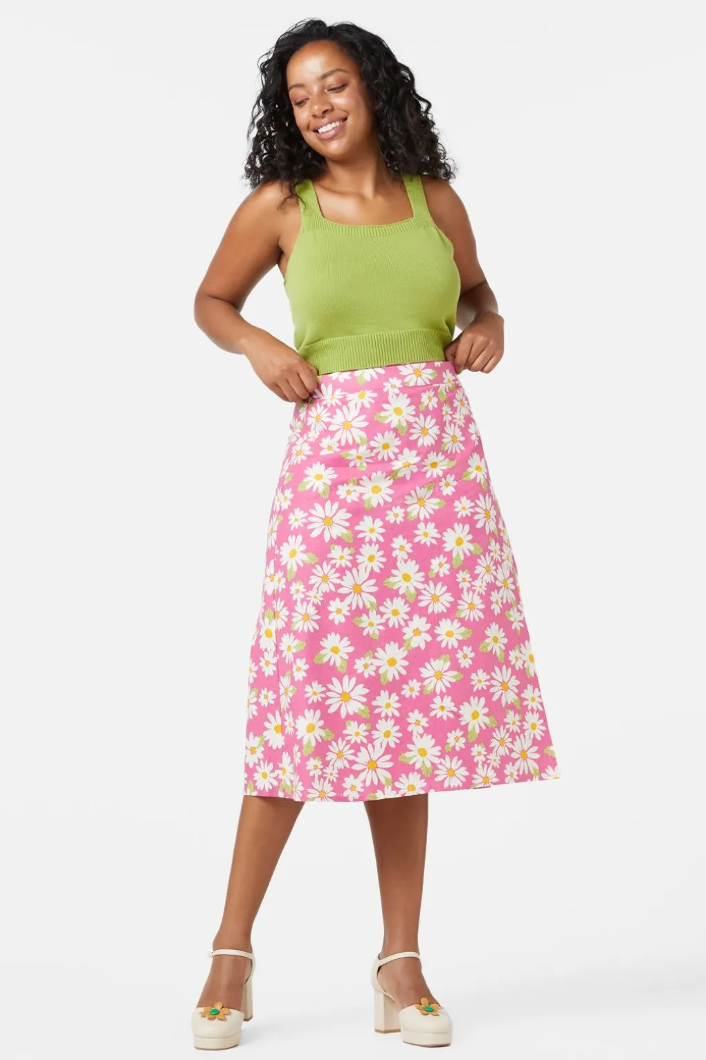 Wild Daisy Wrap Skirt