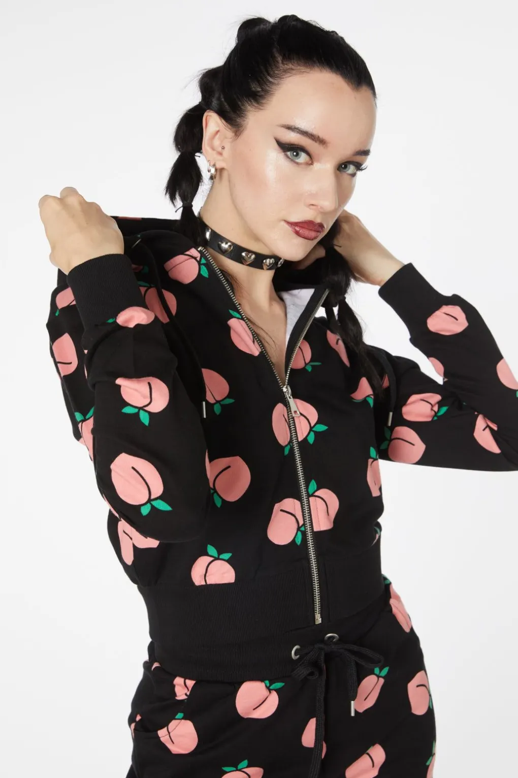You Peach Cotton Hoodie