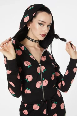 You Peach Cotton Hoodie