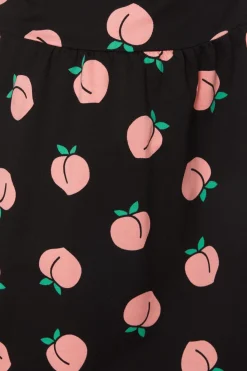 You Peach Cotton Smock Dress