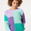 Zina Patchwork Sweater
