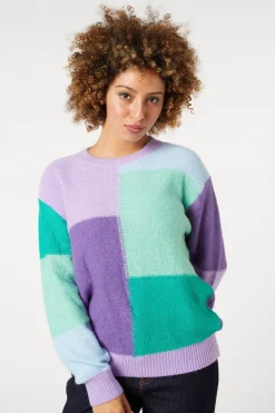 Zina Patchwork Sweater