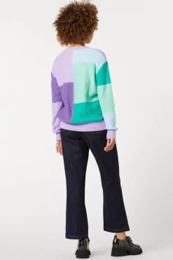Zina Patchwork Sweater