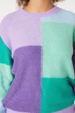 Zina Patchwork Sweater