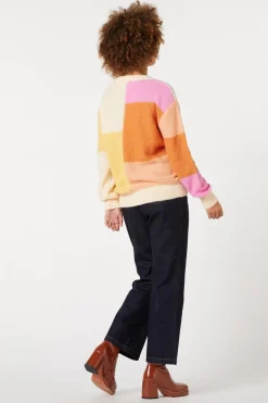 Zina Patchwork Sweater