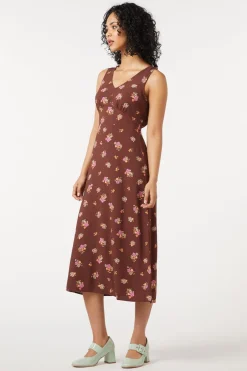Ziva Floral Midi Dress