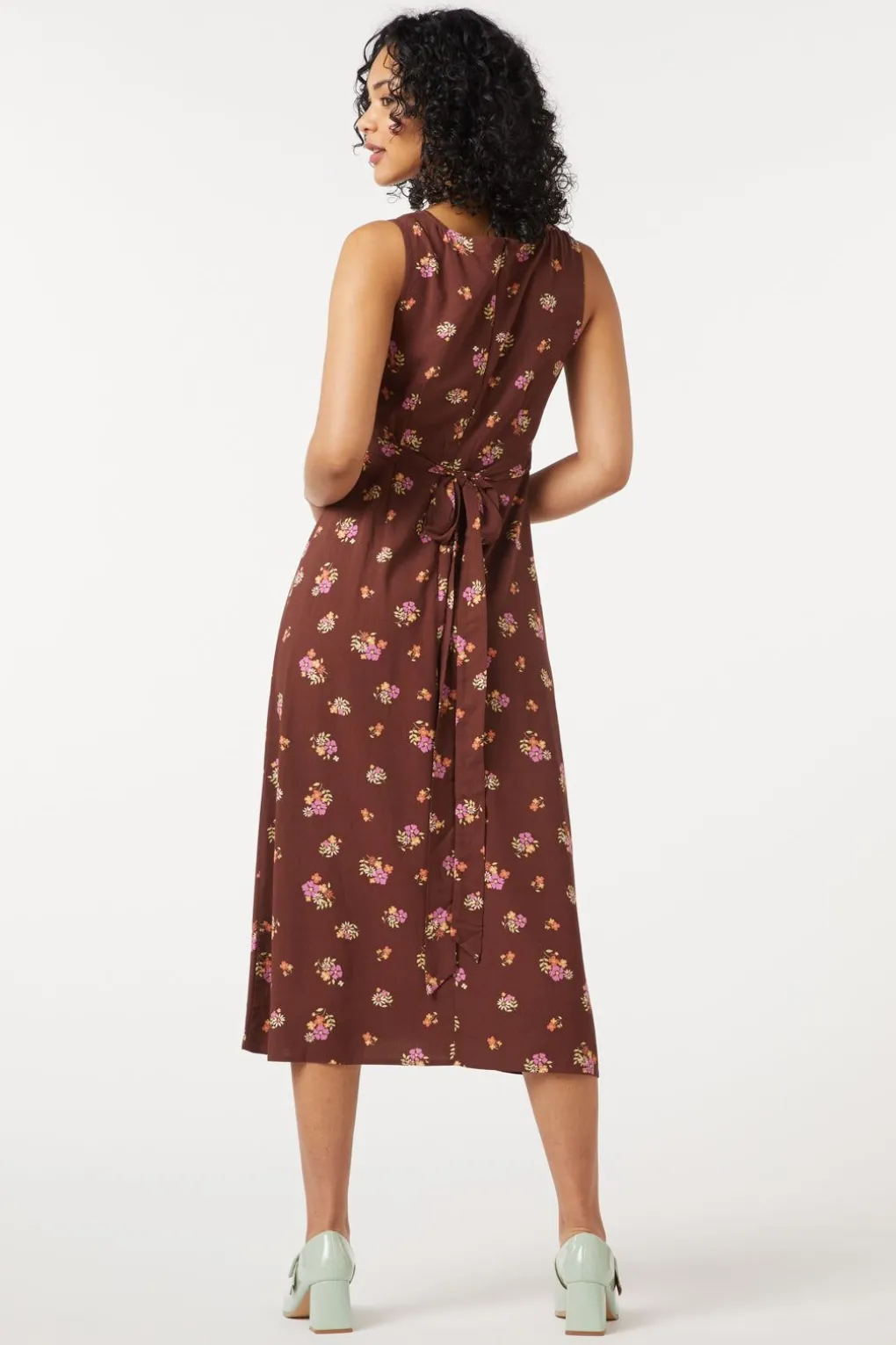 Ziva Floral Midi Dress
